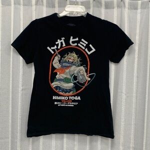 My‎ Hero Academia Himiko Toga Villain Black Tee Size S - EUC